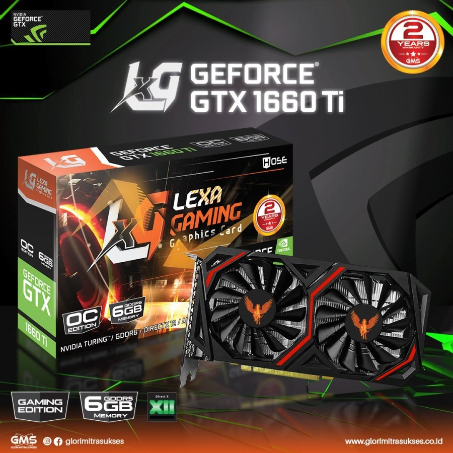 HOSE NVIDIA GEFORCE GTX 1660TI 6GB GDDR6 GTX10660TI GTX1660 TI