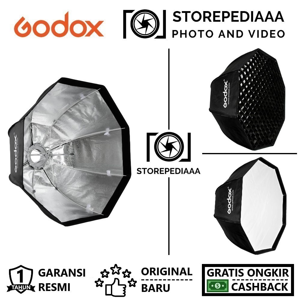 Godox SB-GUE80 Softbox Umbrella Frame with Grid 80cm Bowens Mount Octa 80 cm