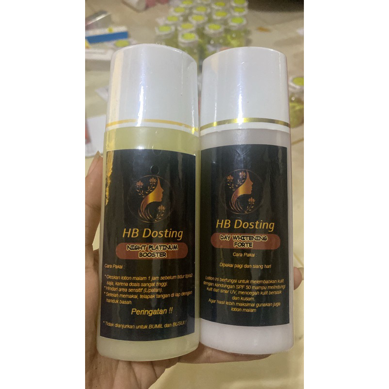 PAKET HB BOOSTER PLATINUM DOSIS TINGGI/lotion hb dosting original bpom lotion jasmine anggur dosis t