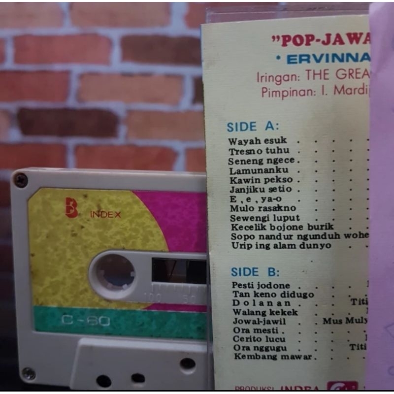 Kaset Pita Ervinna Pop Jawa