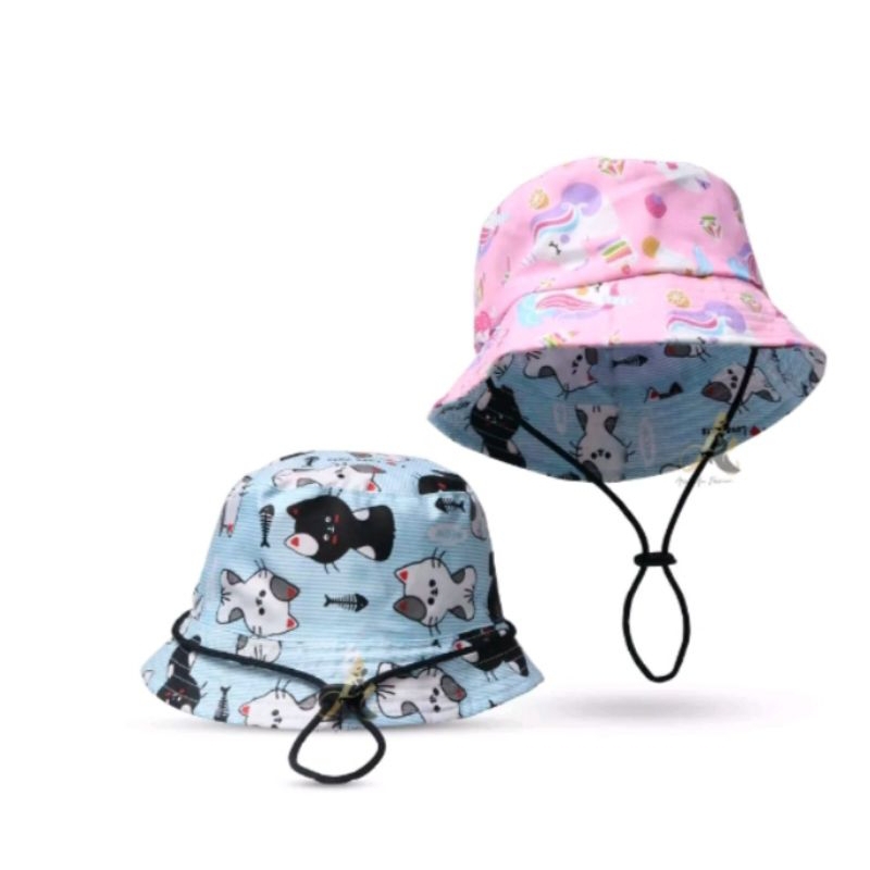 Topi bucket anak / topi anak cowok / topi anak cewek / topi bucket kids / topi anak / topi kids