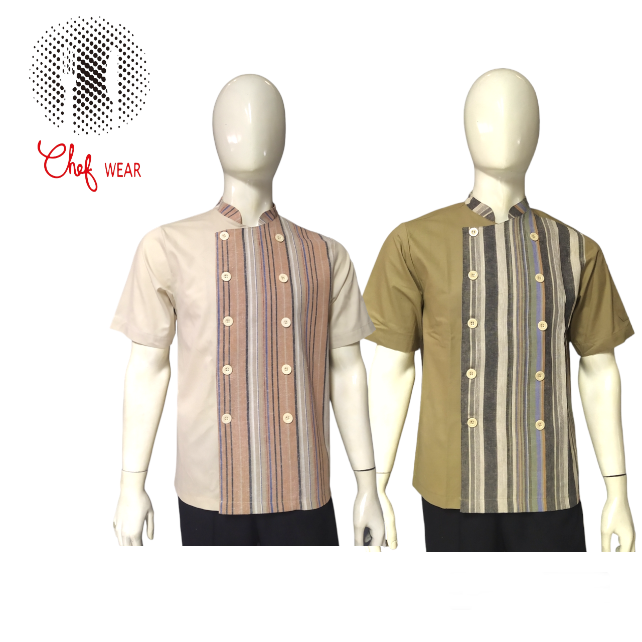 Chef Wear Baju Koki SS G Komb Slr