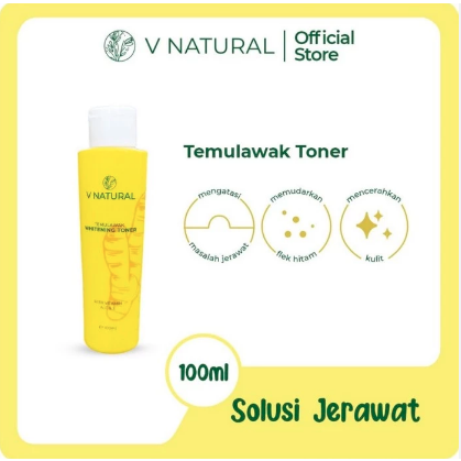 V NATURAL TONER TEMULAWAK BPOM - TONER TEMULAWAK V NATURAL BPOM
