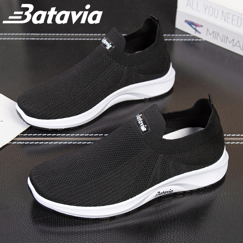 Batavia Sepatu Pria Model Slip On Terkini Sepatu Casual Sepatu Pria Modis B23