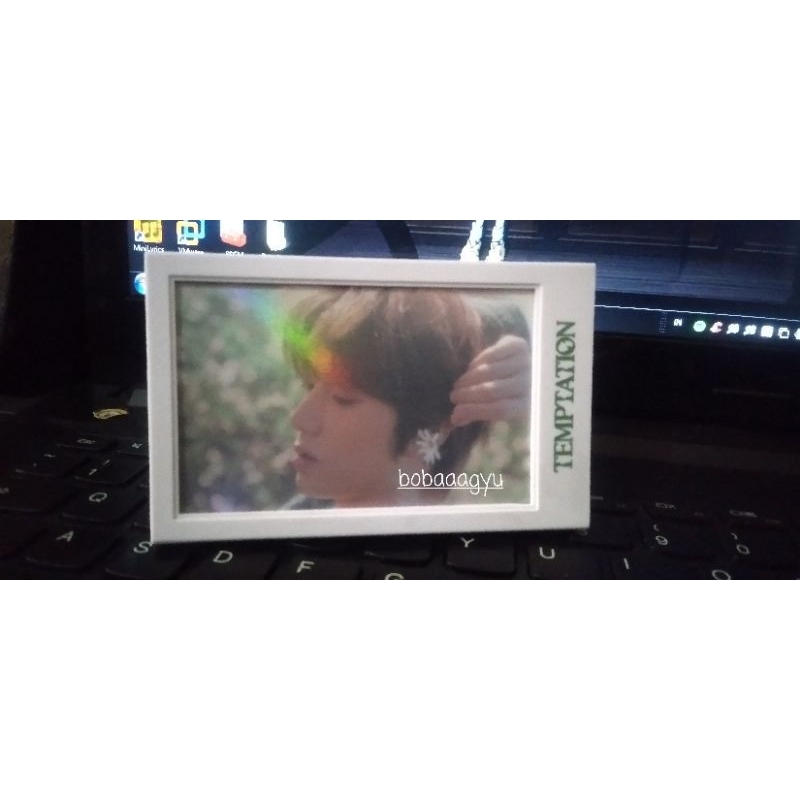 POB WEVERSE TEMPTATION PHOTOCARD TXT BEOMGYU + FRAME