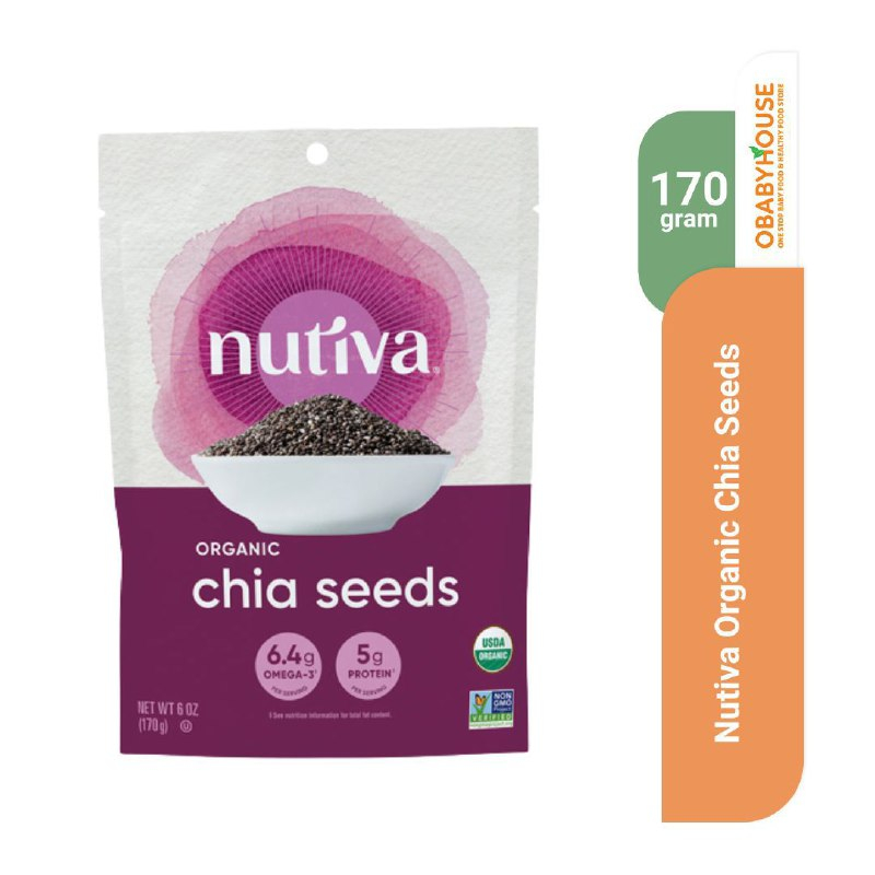 Nutiva Organic Chia Seeds 170 gr