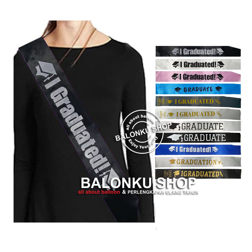 Sash Graduation / Selempang Wisuda / Selempang Graduation/ Sash Wisuda