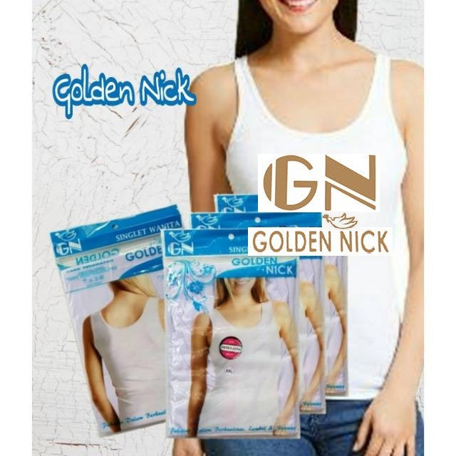 Kaos Dalam Singlet Kamisol Wanita Golden Nick