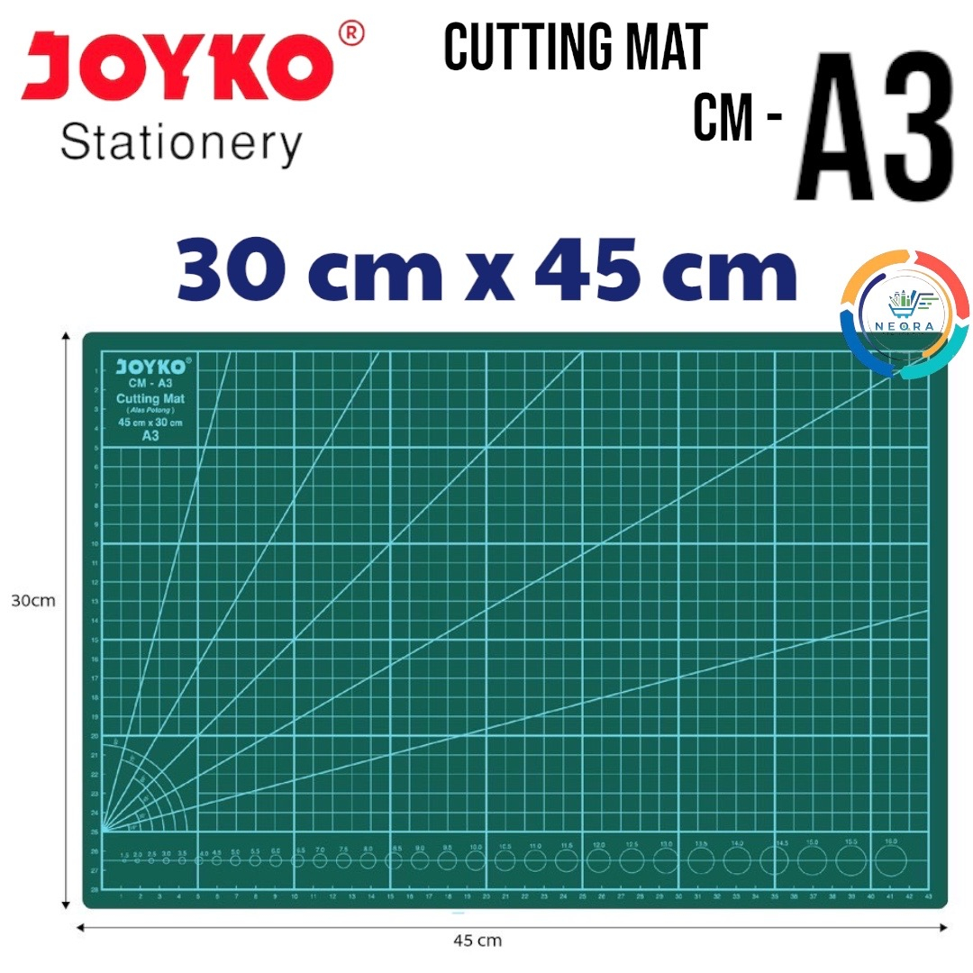 

Joyko Cutting Board Mat /Alas Potong CM-A3 (45 cm x 30 cm)