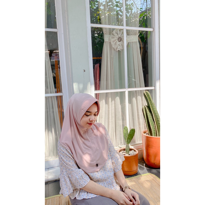 HIJAB INSTAN RUMPOL (RUMANA POLOS) // MEDINNA INSTANT // INSTAN PED SIZE M L XL