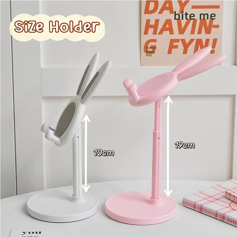 Stand Holder Phone Kelinci Cute Folding Dekstop Universal Portable AH080 - XOBOX