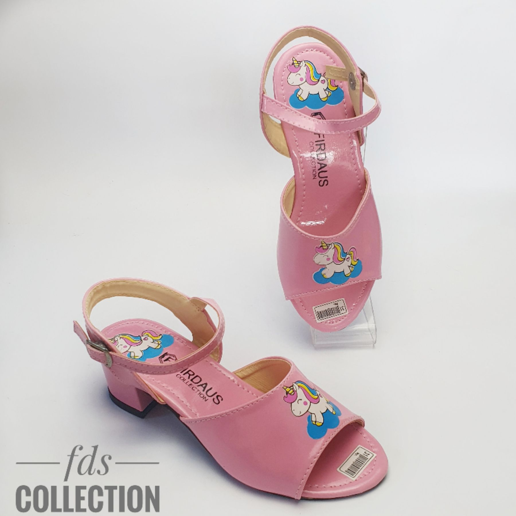 Sandal Sepatu Hak Anak Perempuan 3 cm Heels Sendal Pesta Anak Cewe MOTIP UNICORN