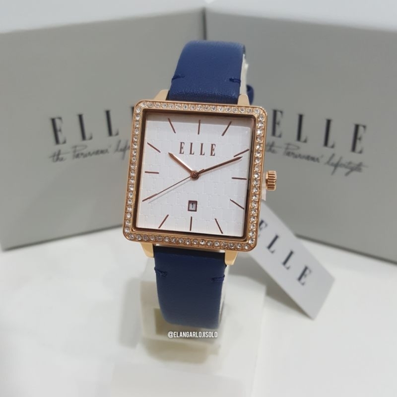 JAM TANGAN WANITA ELLE ELL21024 LEATHER ORIGINAL