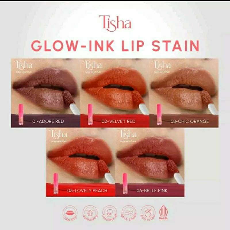 TISHA Glow Ink Lip Stain - Lip Tint Tisha