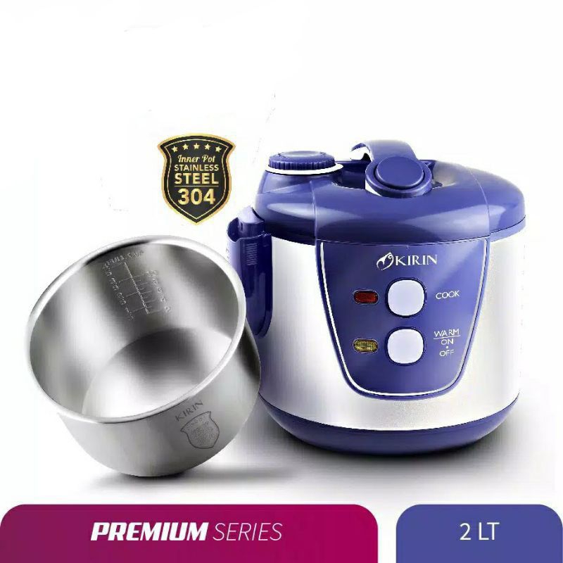 KIRIN RICE COOKER 2 LITER KRC 389