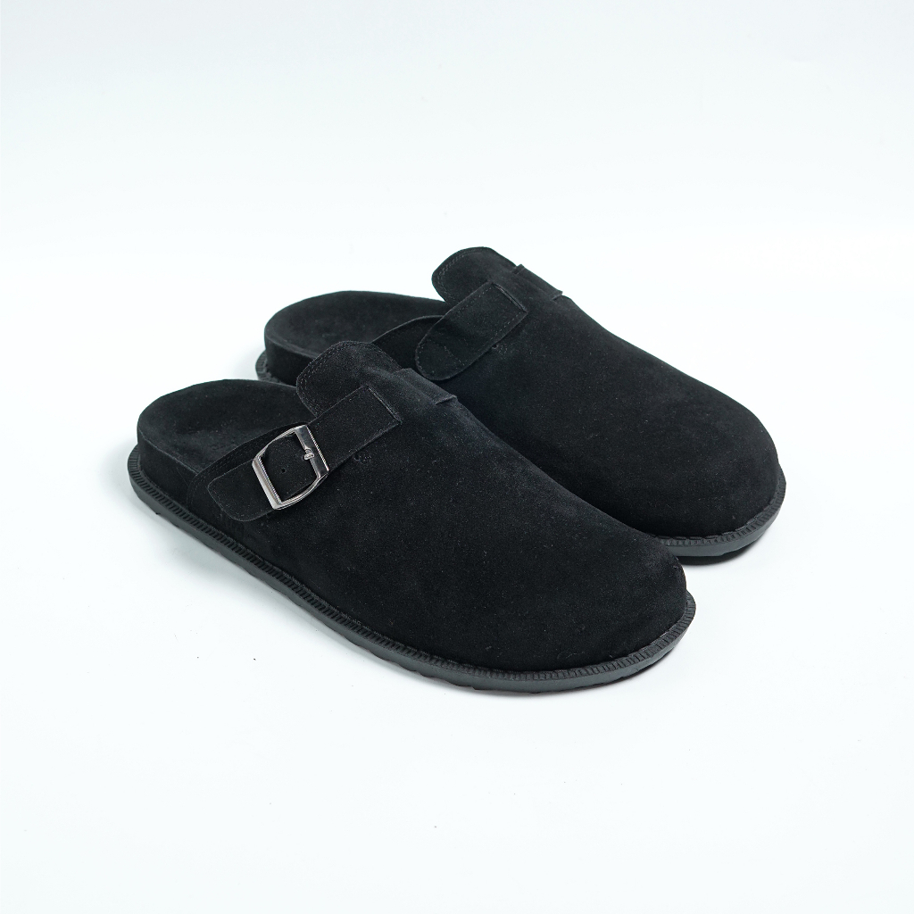 WYCLIFF BLACK |ManNeedMe x Jack| Sandal Slop Pria Premium Sendal Casual Outdoor Cowok ORI