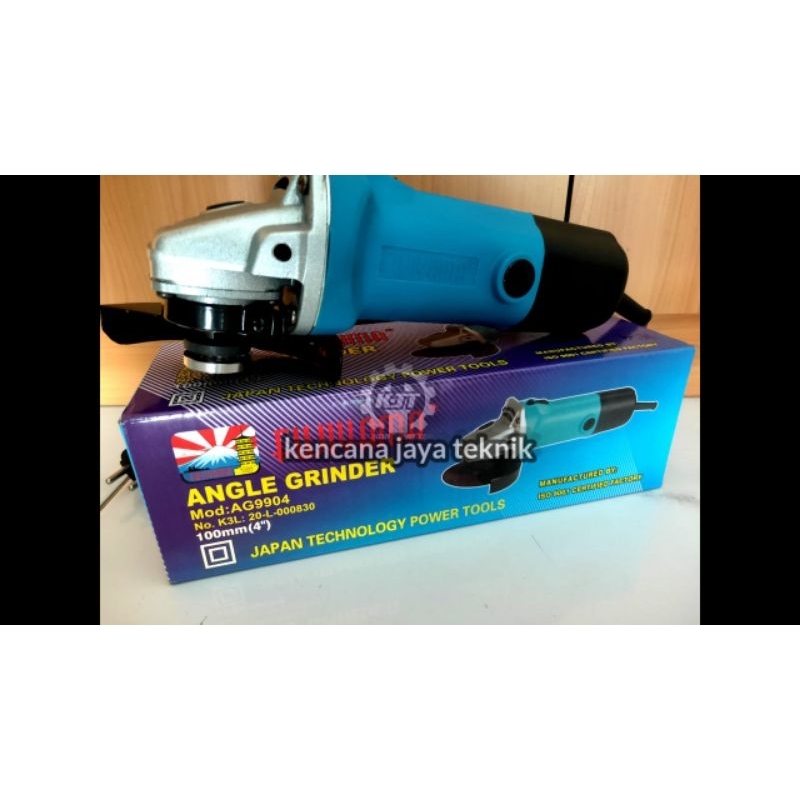 Mesin Gerinda Tangan 4" Fujiyama AG9904/AG9600