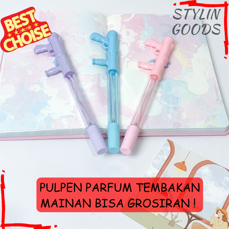 

PULPEN PARFUM SENJATA MAINAN BAHAN PLASTIK / TINTA PEN HITAM ALAT TULIS UNIK TERMURAH BISA COD GROSIRAN