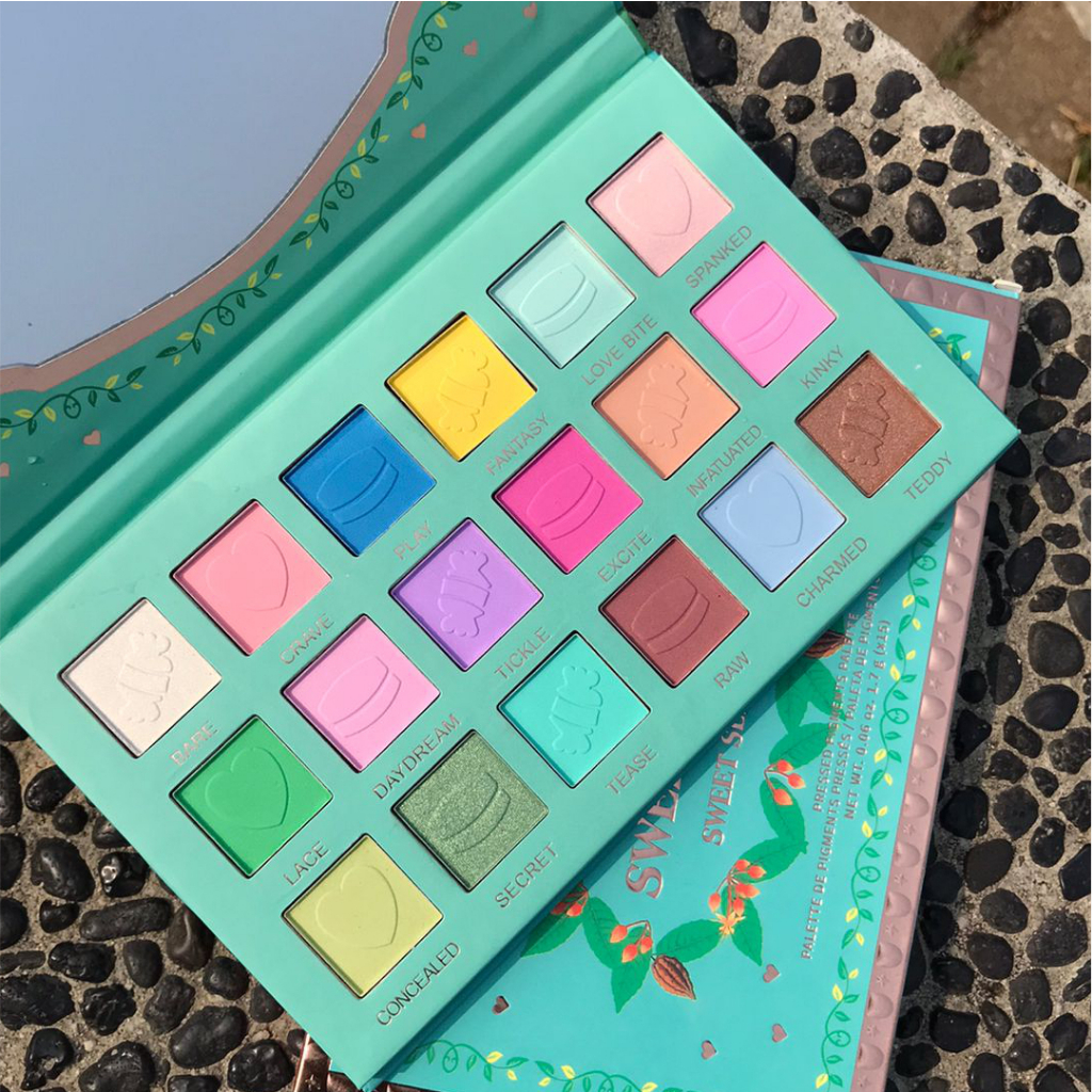 Eyeshadow Macaron Candy Sweet Series Pallete Super Pigmented 18 Warna