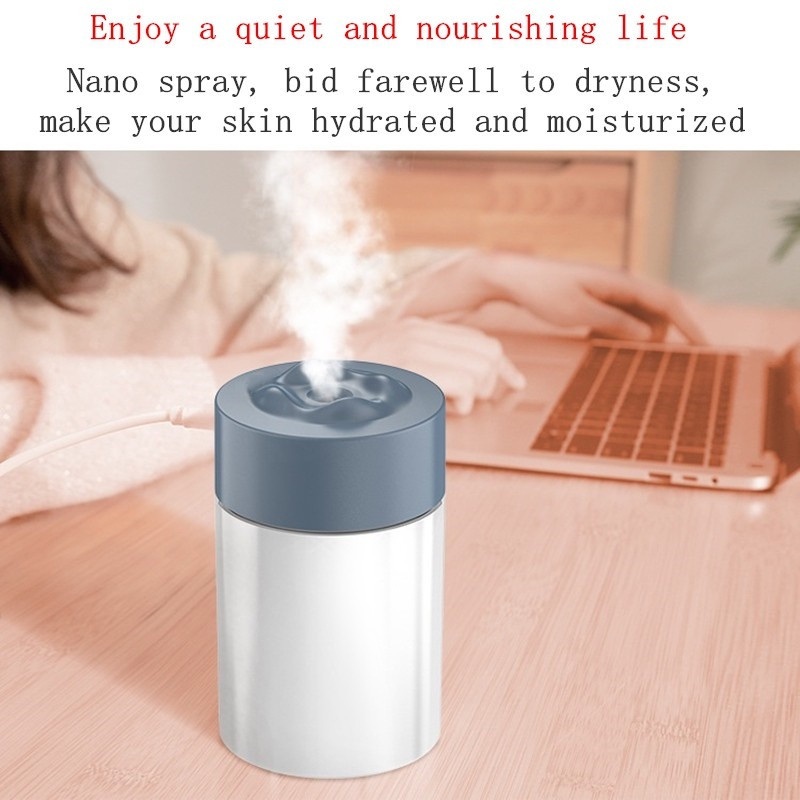 Humidifier Diffuser Aroma terapi Lampu Led Decoration Warna Warni Dekorasi Pelembab Udara  Mini Humidifier 220ml