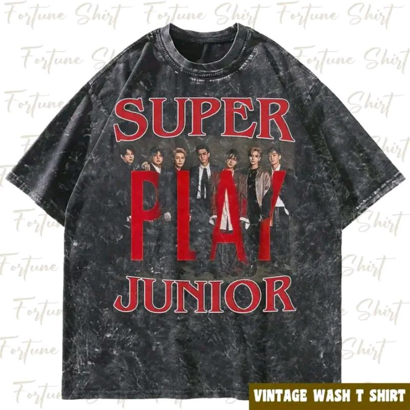 Kaos Super Junior Album Play Premium Unisex Tshirt