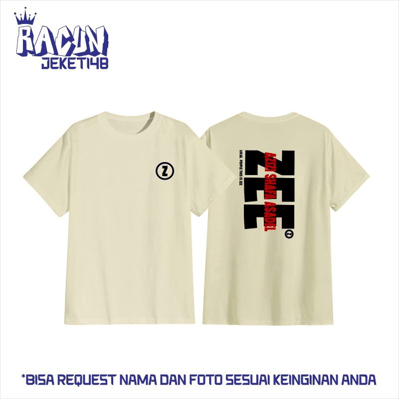 T-SHIRT ZEE JKT48 | T-SHIRT CUSTOM FJKT48 ZEE