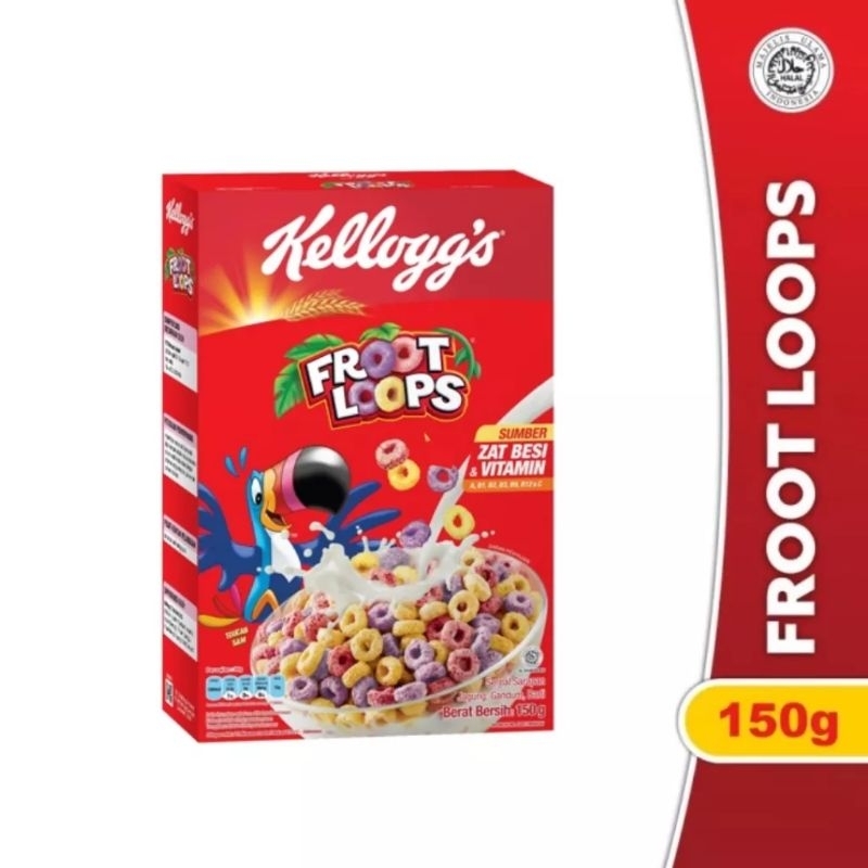 Kellogs Froot Loops 160 gr Original Kemasan Asli