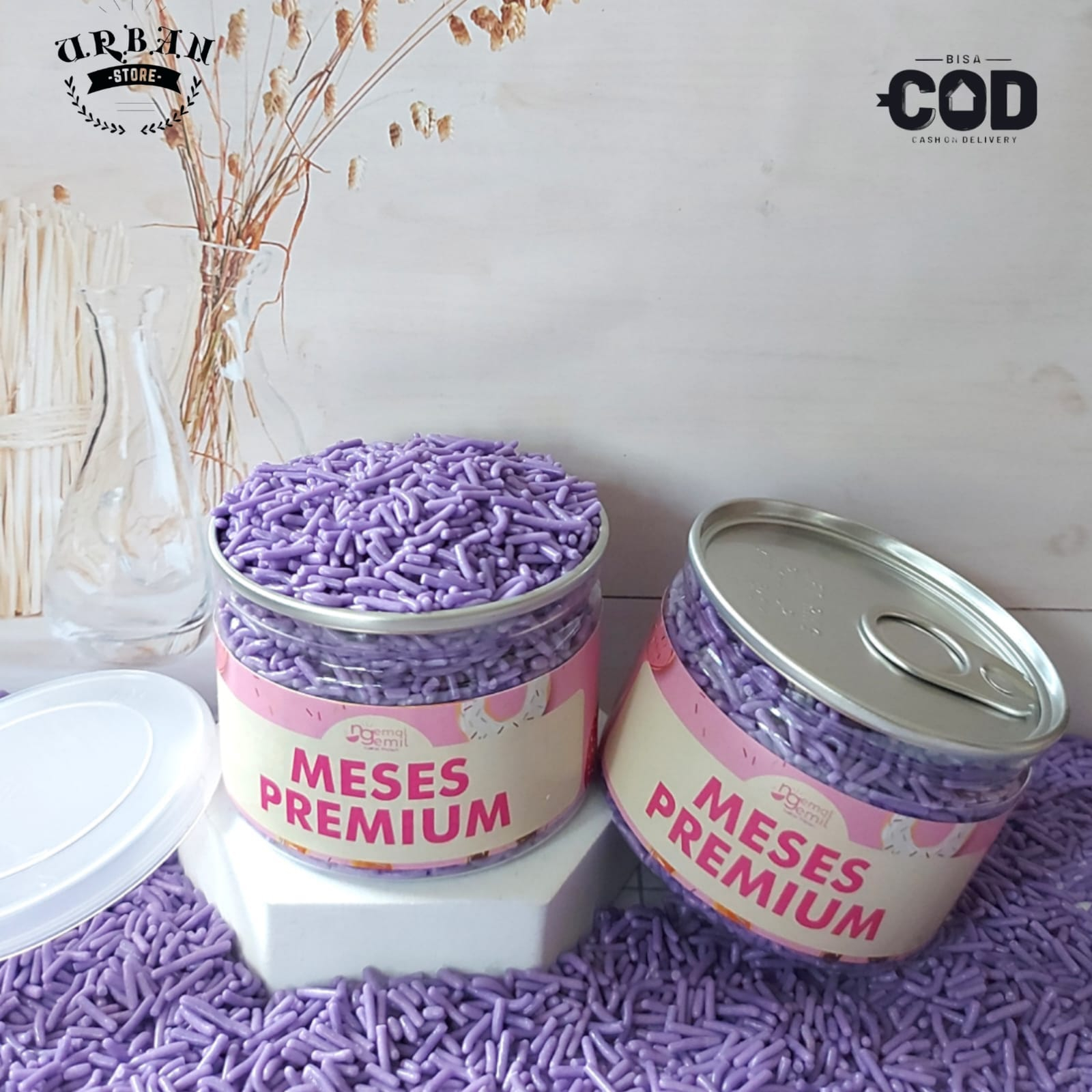 

Can - Ungu Meses Butiran Coklat Sprinkle Topping Kue Donut Bolu Kualitas Premium