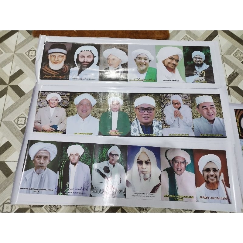 foto ulama banjar dan habaib uk 120x30 bahan banner /1pcs