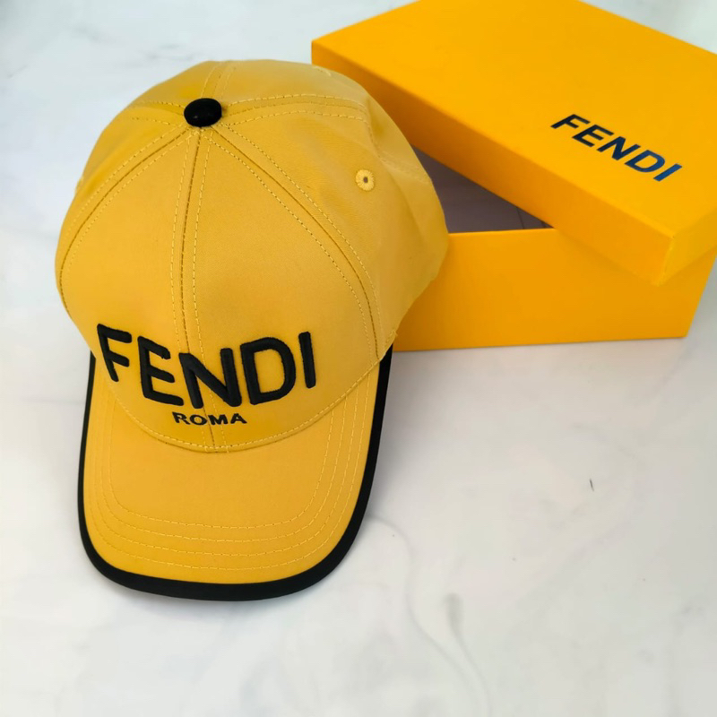 Topi fendi pria dan wanita free box mirror quality  import topi branded fendi