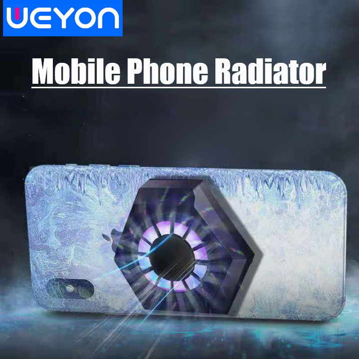 Weyon Sakura Pendingin kipas radiator ponsel pendinginan cepat Mobile phone radiator kipas pendingin game ponsel Android iOS