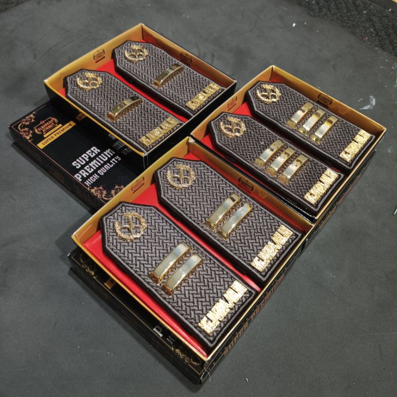 PANGKAT PDU KEJAKSAAN RI TU Golongan 3A 3B 3C Bordir MOTIF TIMBUL Logam