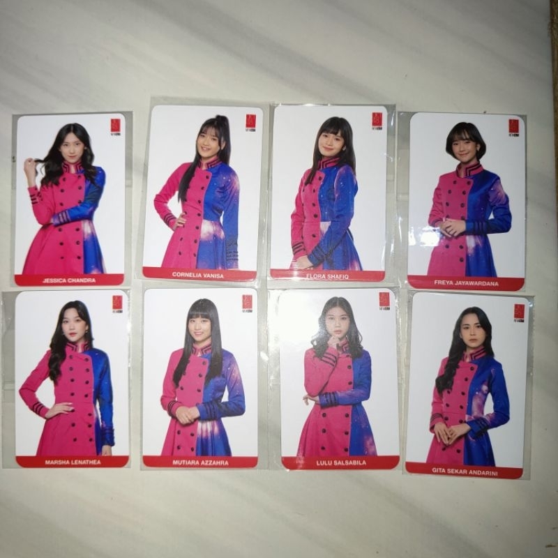 Photocard Official Marsha Freya Gita Oniel Muthe Lulu Jessi Flora JKT48 Meet and Greet Nice To See y