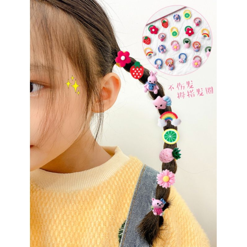 [4pcs] Jepit Rambut Anak Set Karakter Trendy Tiptop Jepitan Anak Motif Kartun Jepitan &amp; Kunciran Rambut Anak Poni Set Hair Clips Bobby Pins