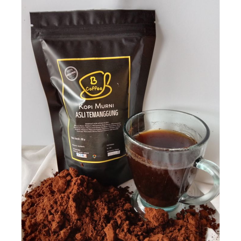 

B Coffee Kopi Hitam Robusta 100 G