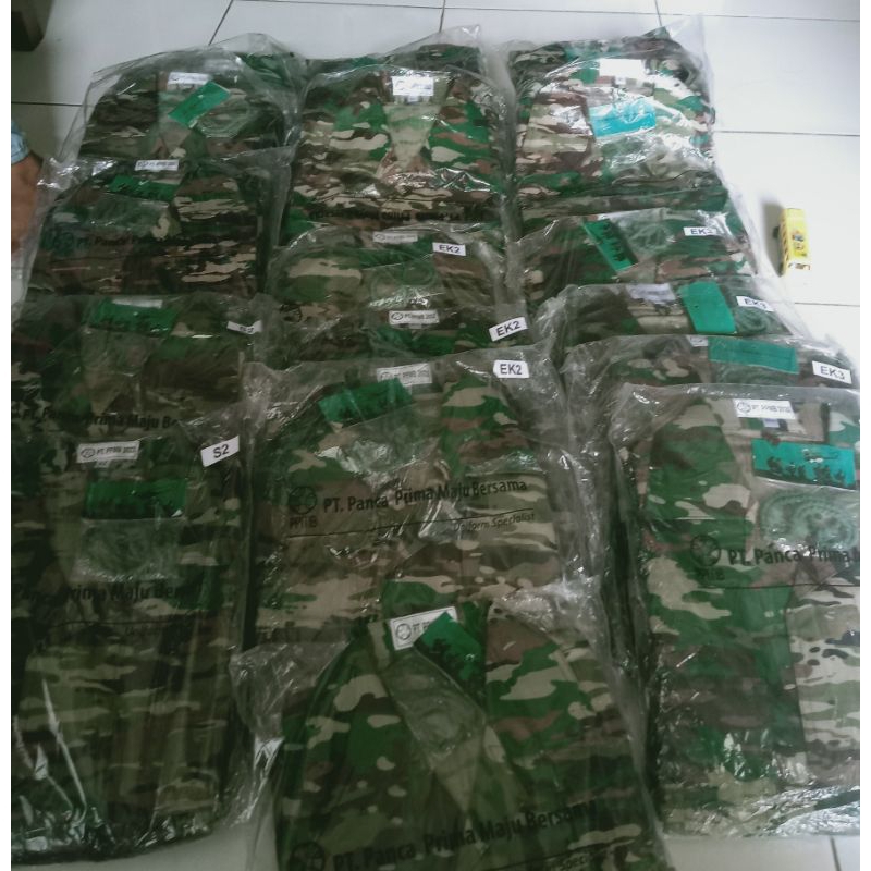 BAJU PDL TNI MATRA DARAT PT PANCA pdl TNI terbaru baju pdl Matra darat ORI pembagin