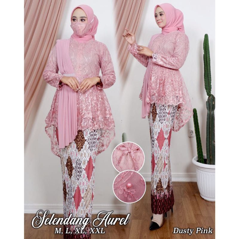 kebaya atsan pager ayu satu set rok)