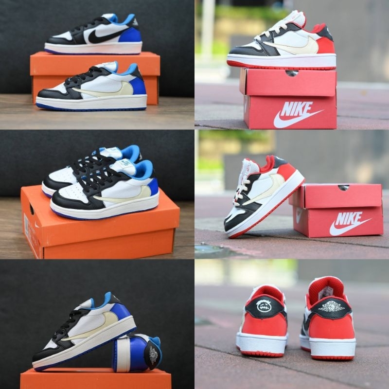 premium quality / nike air jordan travis scot / sepatu jordan anak  / sneakers air jordan