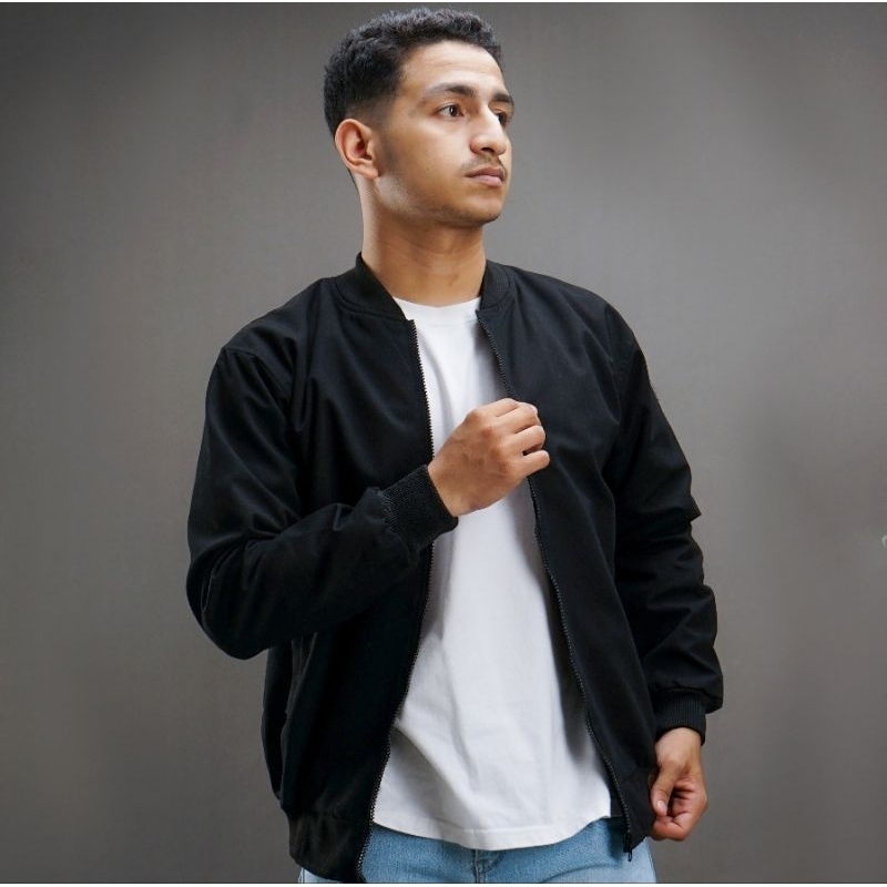 Jaket Pria || Jaket Bomber Deluxe Bahan Canvas