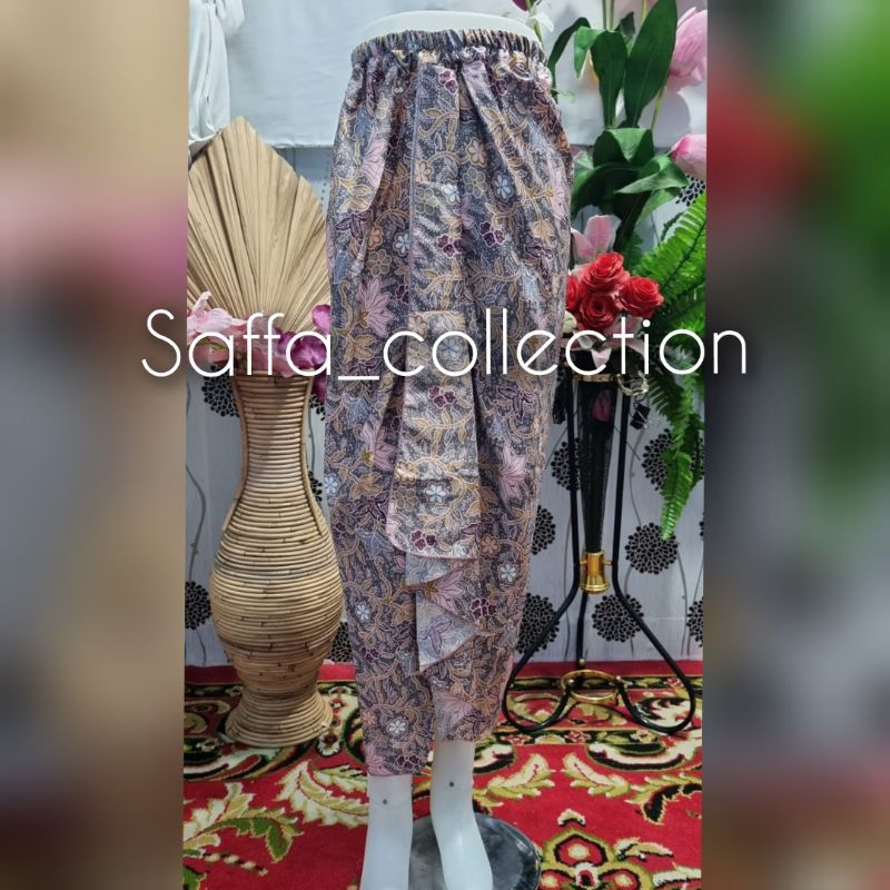 rok rempel batik/lilit instant/rok rempel