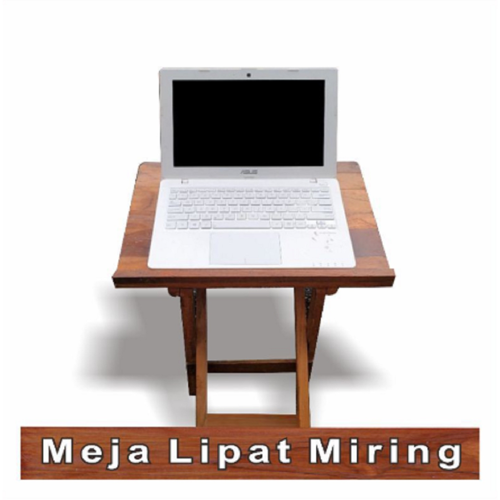 MEJA LIPAT 30x40 cm MIRING &amp; LIPAT  KAYU MAHONI FUL PLITUR