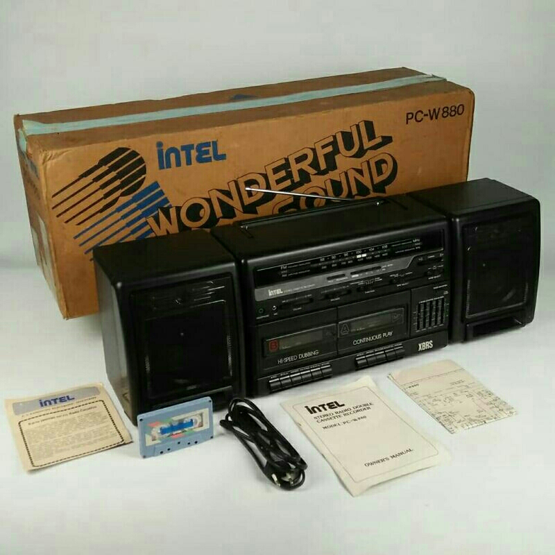RADIO TAPE COMPO INTEL PC-W880