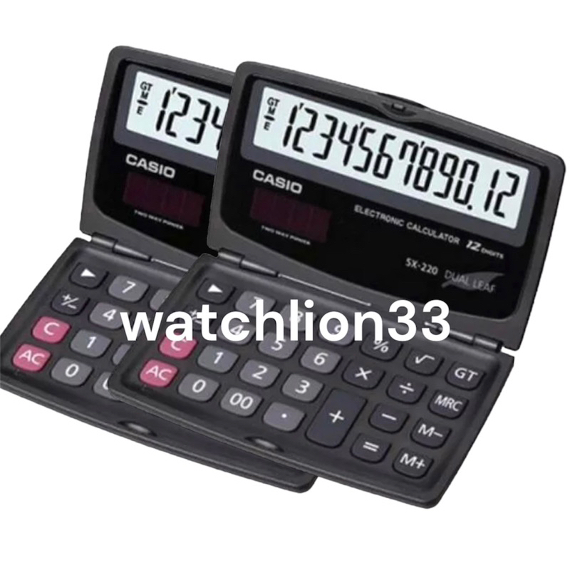 

Calculator Sx 220 Casio Saku Kecil Buka tutup