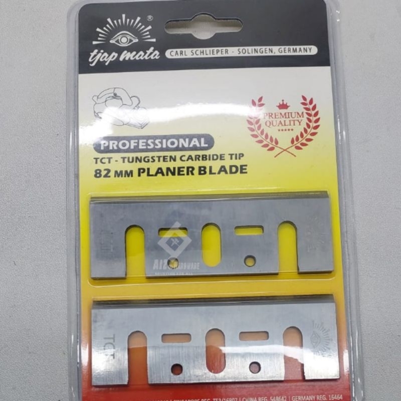 TJAP CAP MATA Mata Pisau Serut Planer Sugu Pasah TCT PROFESIONAL 82mm