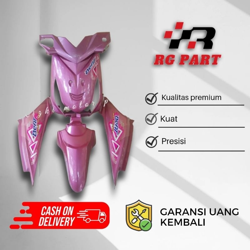 Full body halus beat karbu pink plus stiker 2010 - 2011 / full body beat karbu
