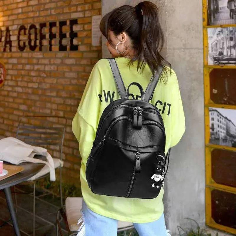 Tas Ransel Wanita Semi Kulit Bacpack Wanita Tas Punggung Wanita Tas Ransel Wanita Ransel Wanita Korean Style Tas Ransel Wanita Fashion Anaya Store