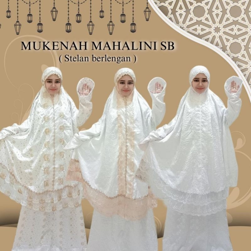 MUKENA MAHALINI STELAN BERLENGAN MATT SUTRA JEPANG