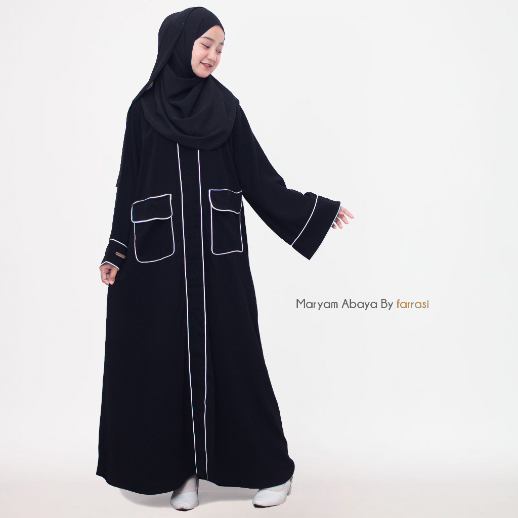 Farrasi Abaya Maryam / ABAYA BASIC / ABAYA TURKEY / ABAYA HITAM