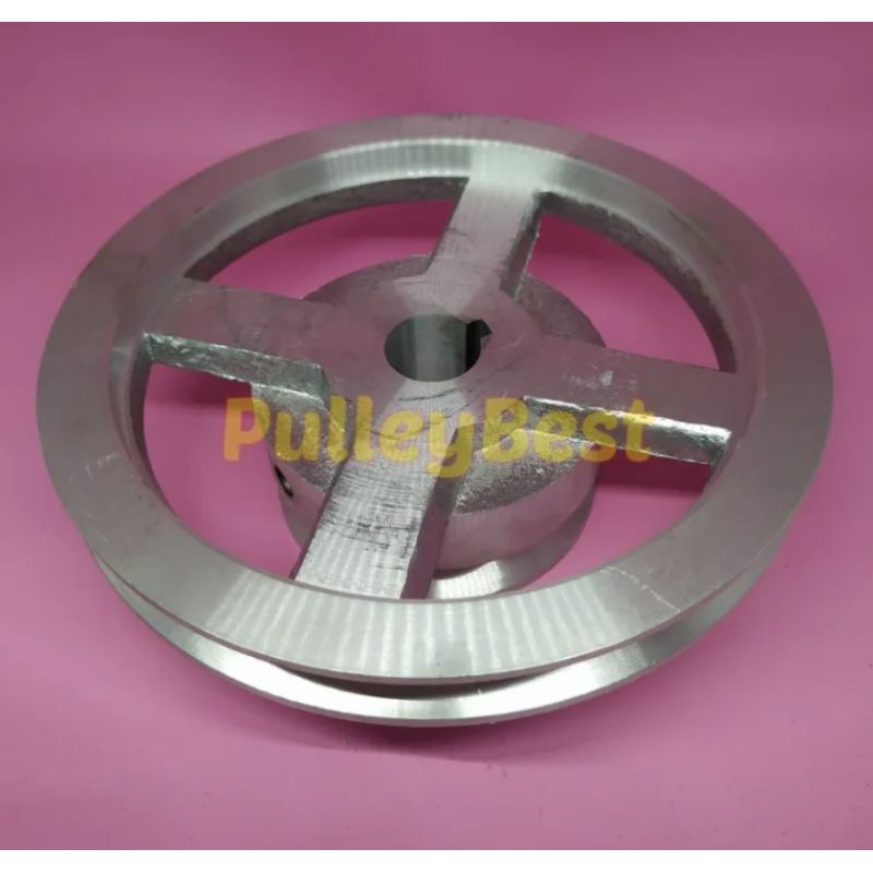 puli Alumunium kombinasi pulley tumpuk 7"+3" as 19mm/20mm/25mm puli alumunium