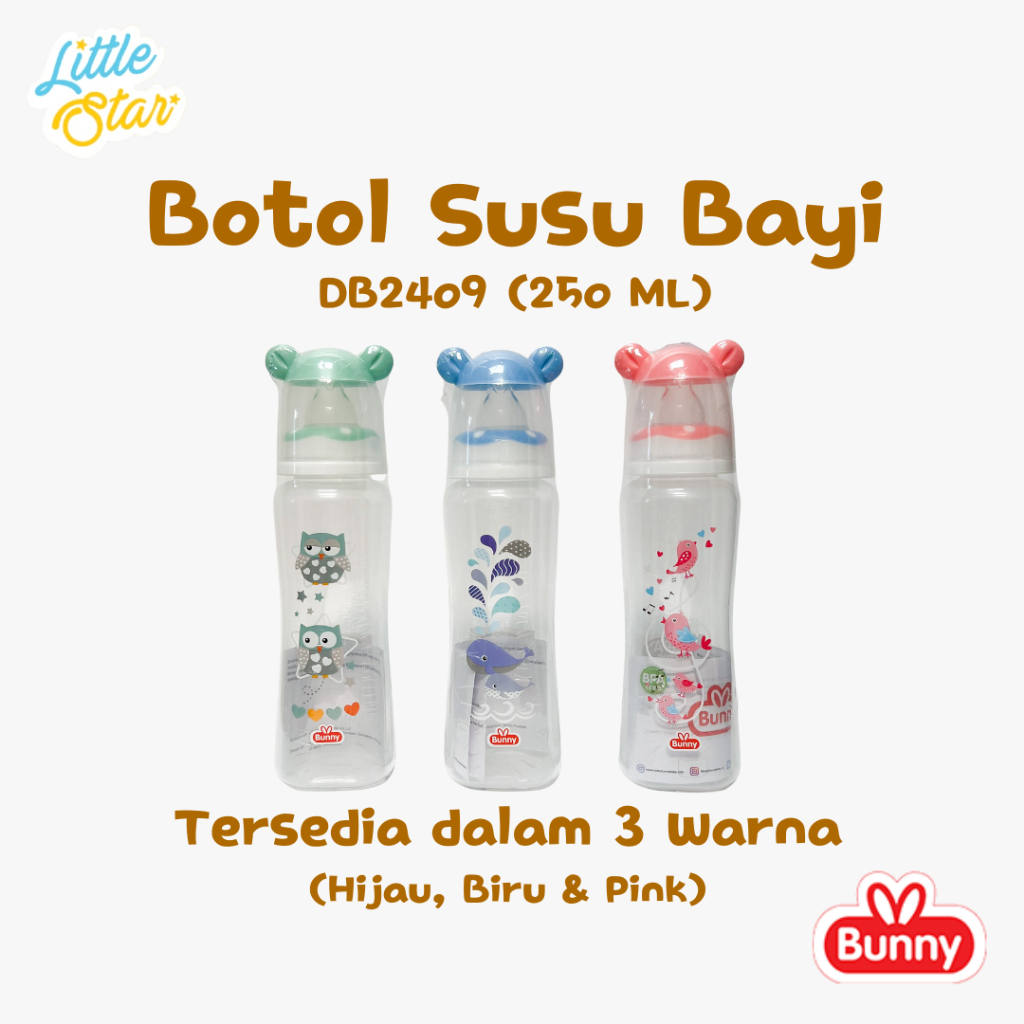 Botol Susu Dot Bayi Lusty Bunny Training Cup Baby Feeding Bottle Tempat Minum Anak BPA Free